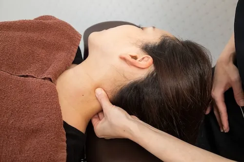 リップクリーム塗布