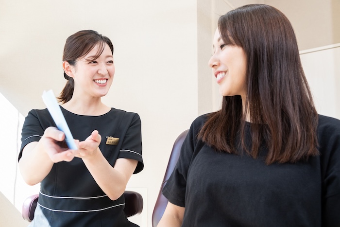 博多で口元の印象を相談するイメージ