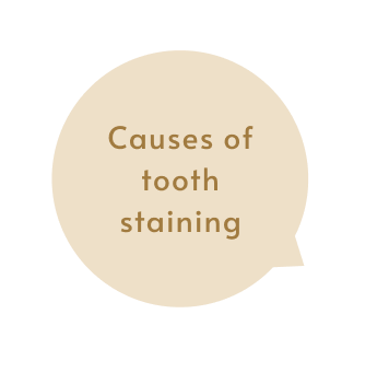 Causes of tooth staining