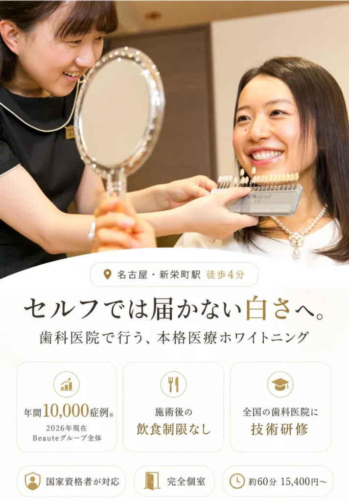 smatop-3 ホワイトニングサロンBeaute名古屋